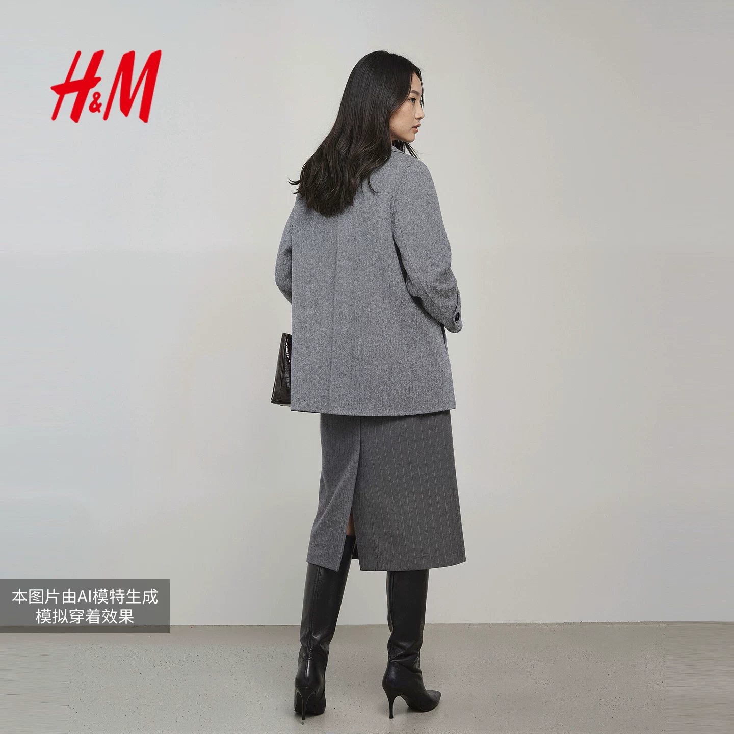 Winter woolen coat, woolen jacket, double-sided suit