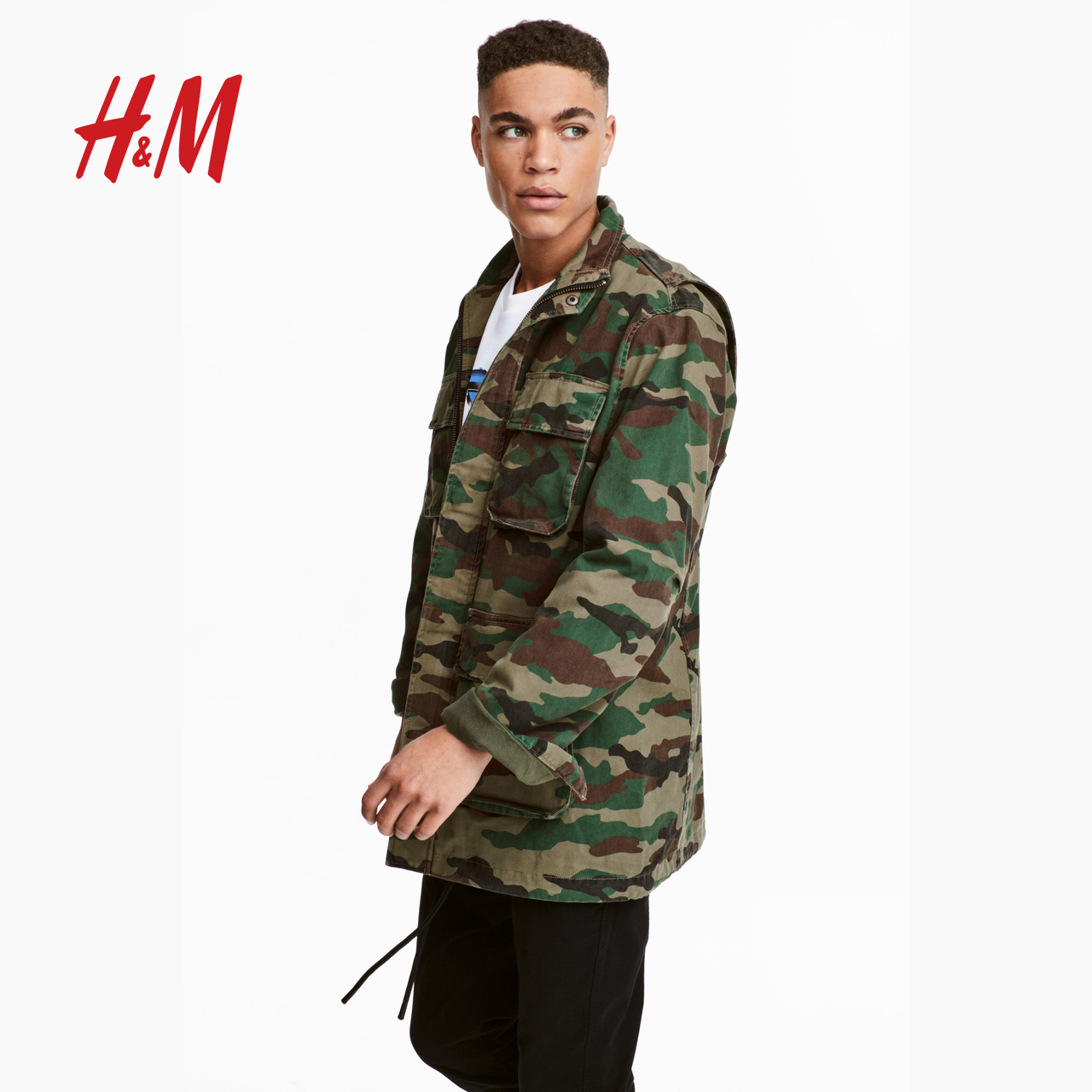 Blouson homme HAMPM manches longues en Coton - Ref 3118971 Image 1