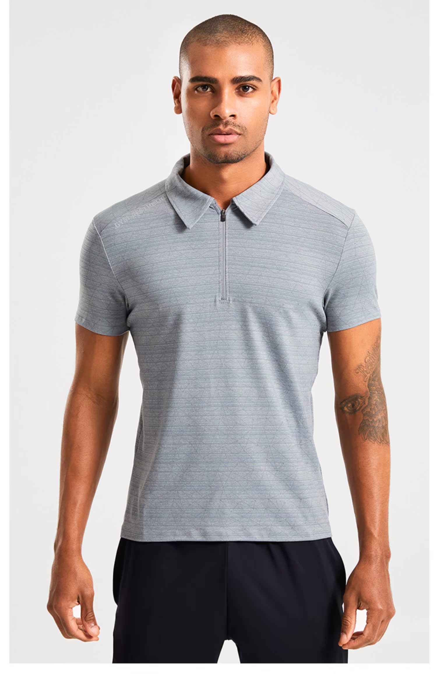 Thẩm mỹ phòng tập thể thao áo thể thao ngắn tay áo polo nam áo len ve áo Áo thun golf - Áo polo thể thao áo polo form rộng