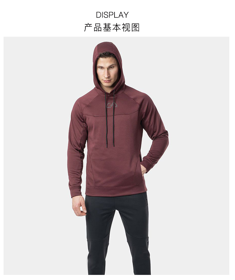 德国 Gym Aesthetics 男女款加绒  休闲运动卫衣 图9
