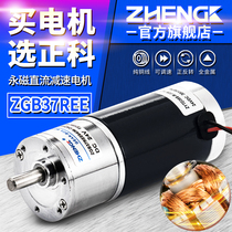 ZHENGK ZGB37REE Micro adjustable speed brushed DC gear motor eccentric shaft 12V 24V