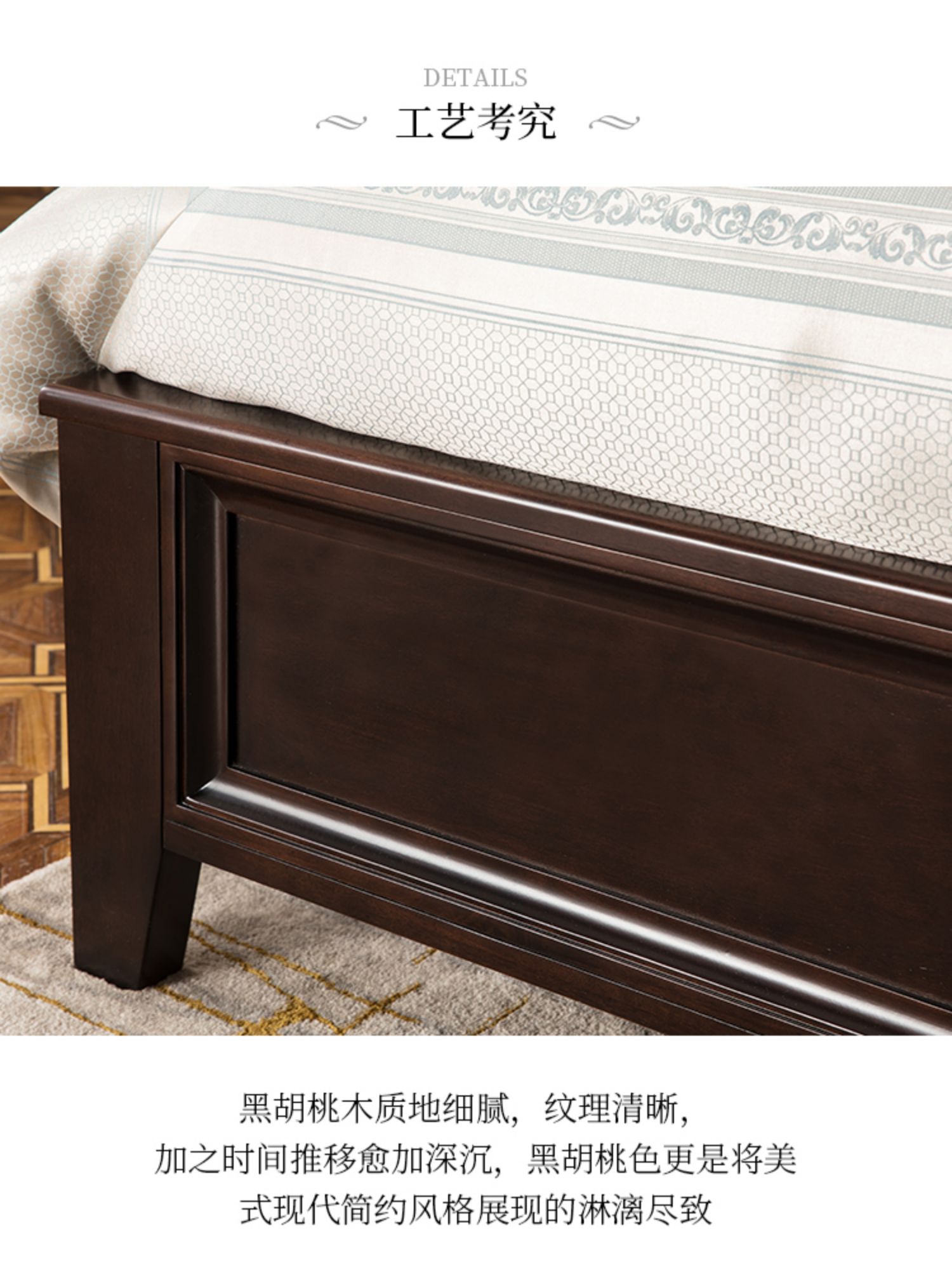 Mỹ sang trọng giường gỗ ánh sáng hiện đại mềm bằng 1,5 / 1,8 m giường da giường hôn nhân giường lưu trữ nội thất phòng ngủ nhỏ gọn - Giường giường thấp