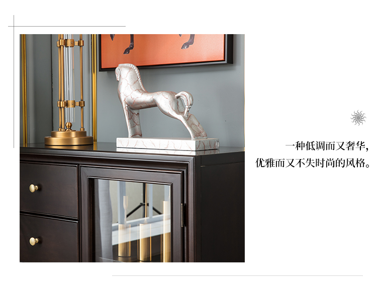 Mỹ sang trọng hiện đại phòng tủ rượu gỗ ánh sáng sinh hoạt tủ nhỏ gọn tủ đen óc chó gỗ tủ đa chức năng - Buồng tủ quần áo gỗ ép
