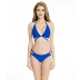 MÀU SẮC Châu Âu và Châu Mỹ Thời trang bikini Sexy Slim Thin Cross Triangle Cup Đảo Tour Du lịch Đồ bơi Phụ nữ - Bikinis áo tắm 1 mảnh Bikinis