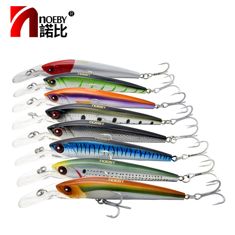 Norby NOEBY mino NBL9093 towed fishing horse shark bait 140mm 50g 180mm98g diving deep 7-9m