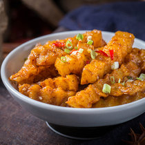 Sichuan Leshan specialty wolf tooth potato special seasoning marinated boiled meat spicy Langya barbecue snack fried ready-to-eat