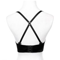 New lingerie shoulder strap female cross bra with water drill adjustment buckle non-slip shoulder strap bra with summer