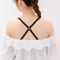 Jemonway lace Hollow Cross shoulder strap accessories sexy beautiful back non-slip underwear strap invisible