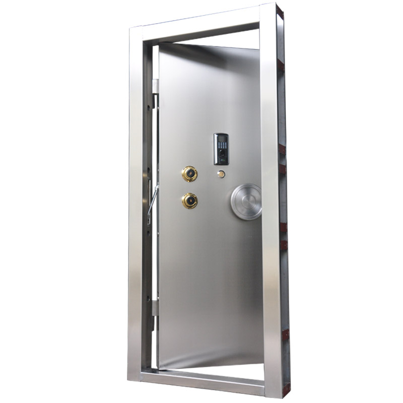 Custom Warehouse Secret Room Door Stainless Steel Vault Door ATM Anti-Trailing Gold Shop Security Door Double Lock Can Be Anti-Lock Custom-Taobao