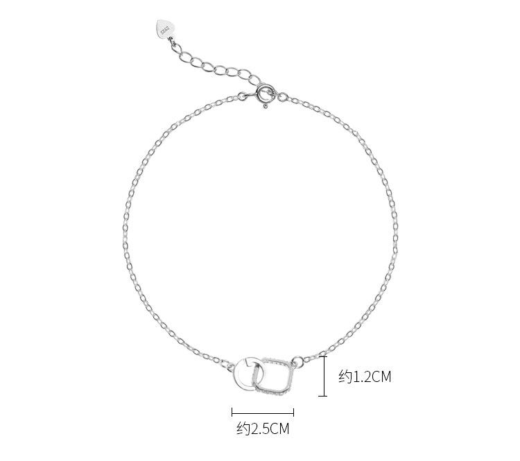 Bracelet de cheville Femme en Argenterie - Ref 3101849 Image 9
