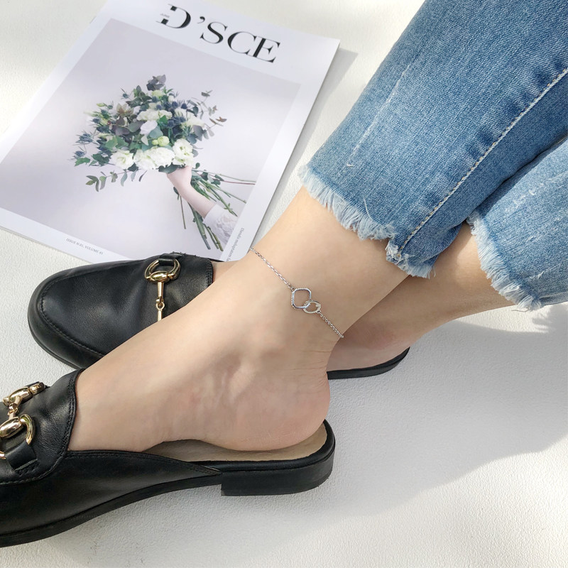 Bracelet de cheville Femme en Argenterie - Ref 3101849 Image 1