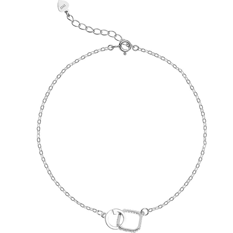 Bracelet de cheville Femme en Argenterie - Ref 3101849 Image 5