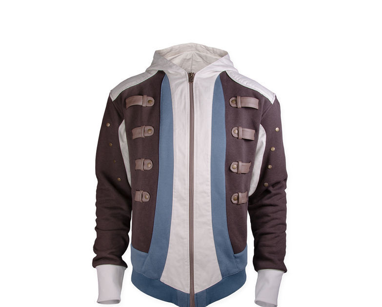 Assassin's Creed Black Flag 4 Jacket Coat Wooden Box Legacy Edition Sweatshirt Edward Kenway Hoodie Ubisoft Original Ubi