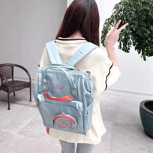 Японский вместительный и большой ноутбук для отдыха, квадратный школьный рюкзак, надевается на плечо