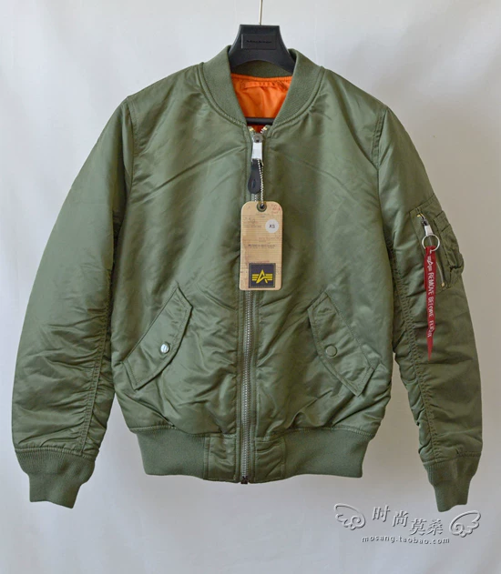 Коллекция Spot Alpha Industries Alpha MA-1 L-2B полуприлегающая бомбер-куртка хлопковая куртка для мужчин и женщин