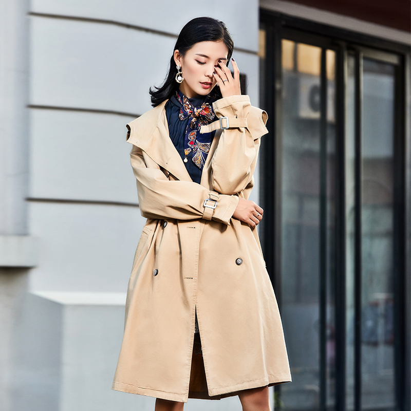 Trench pour femme en Coton en Coton - Ref 3227813 Image 1