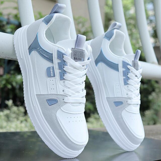 Spring and Summer Leather Waterproof Sports Shoes for Men 2026 New Versatile White Shoes Trendy Casual Niche Sneakers