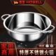 Stainless Steel Small Hot Pot, Soup Pot, Commercial and Household Use, Suitable for Induction Cooker, Cassette Stove, Special Cookware, Dry Pot, Outdoor Use