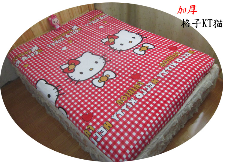 Mùa đông dày nhung ấm giường 笠 flannel Simmons nệm mỏng đặt vòng tròn đầy đủ đàn hồi tùy chỉnh lông cừu san hô Ga phủ giường Everon