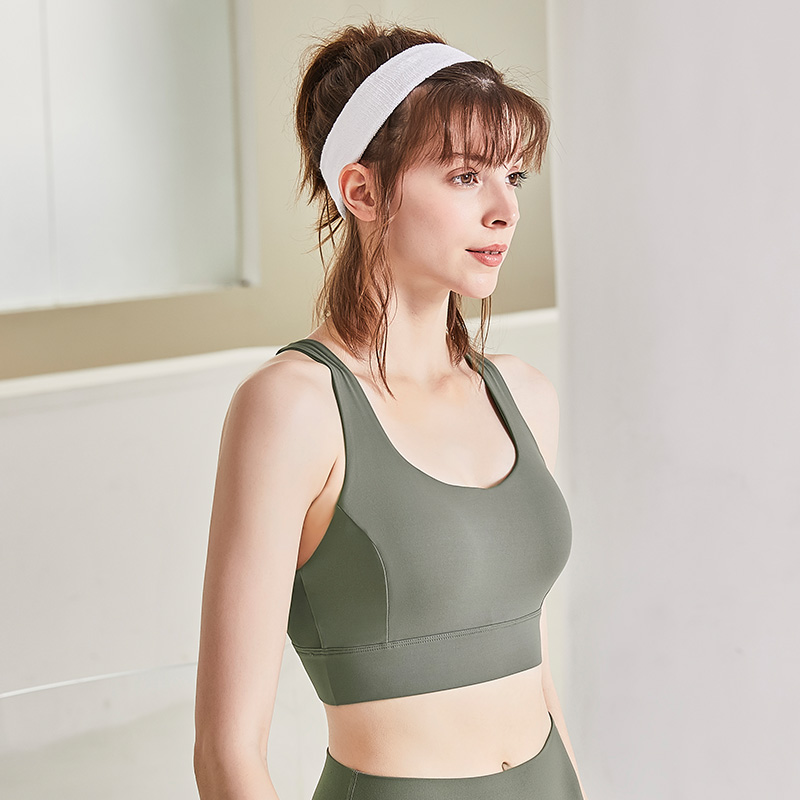 Bwell 美背中高強度瑜伽內衣 防震跑步健身透氣背心運動胸罩女