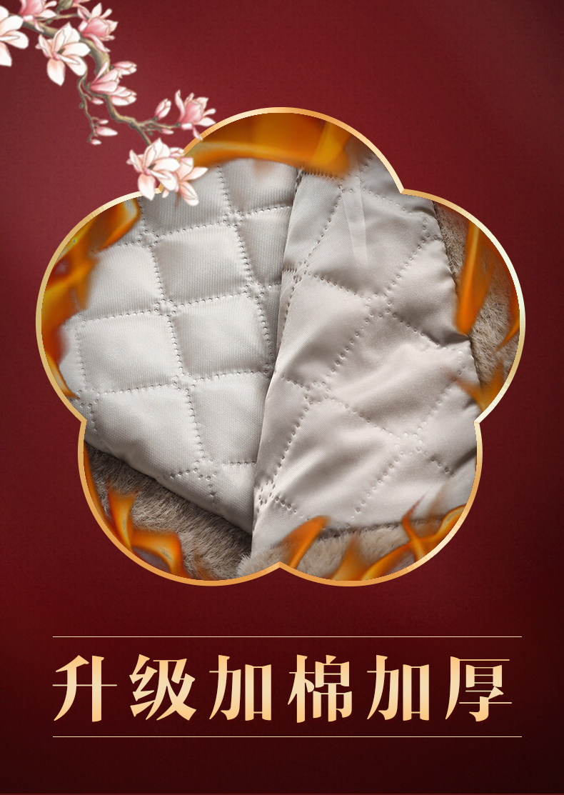 Демисезонное пальто, пуховик, бархатная куртка, средней длины, увеличенная толщина, для среднего возраста Flute Yeon 