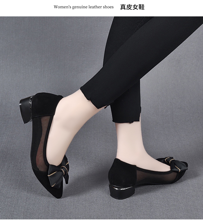 C8409 1520K GIÀY DÉP SANDAL NỮ JIARELA MŨI NHỌN ĐẾ MỀM MÙA HÈ GIÀY DÉP NỮ DA BÒ G04 SẢN PHẨM MỚI