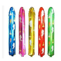 Aluminum film rocket balloon player throw inflatable rocket bar nightclub atmosphere props 1.3 meters thick strip fuel stick