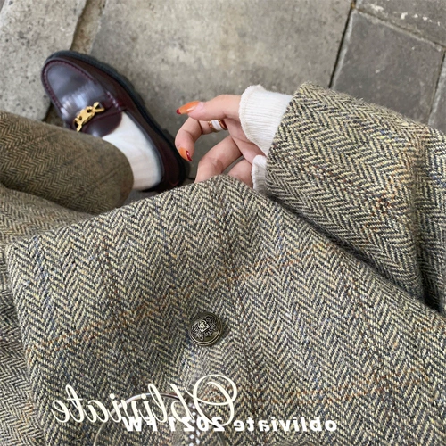 Плетеный пиджак классического кроя, длинная юбка, осенний демисезонный комплект, в стиле Шанель