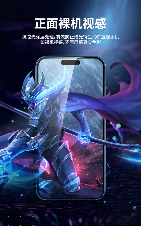 Nillkin Guardian Privacy TemperedFull Screen 1HD Pm Anti Fingerprint Accessories Film Anti Spy Privacy 15, 15 Plus, 15 Pro
