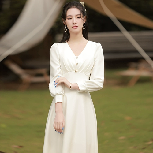 Белое вечернее платье, лонгслив, подходит для подростков