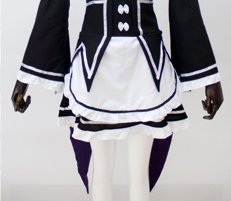 Xiuqin từ đầu thế giới, Ramlen cosplay trang phục hầu gái cos quần áo tóc giả Rem trang phục cosplay anime