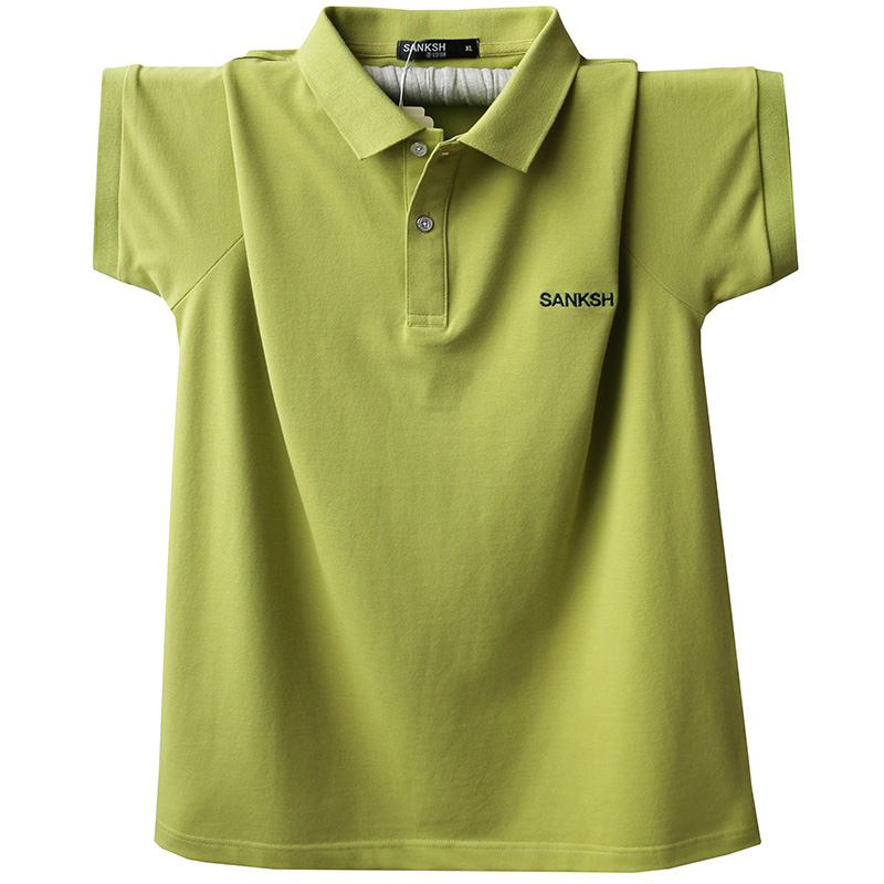 Áo thun bố lửng thun cotton tay lửng ngắn tay cotton cộng với phân bón áo XL xu hướng hè 2018 quần nam đẹp