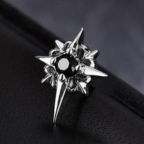 Tide students handsome earrings male personality female senior simple Korean version of earrings Joker earrings Korean version male male Men