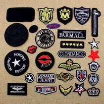 Mens repair denim embroidered sweatpants pants patch cloth patch knee hole children cover decal l