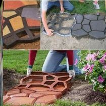 Ground mold mold diy cement mold outdoor villa complete embossed courtyard pavement tile Garden