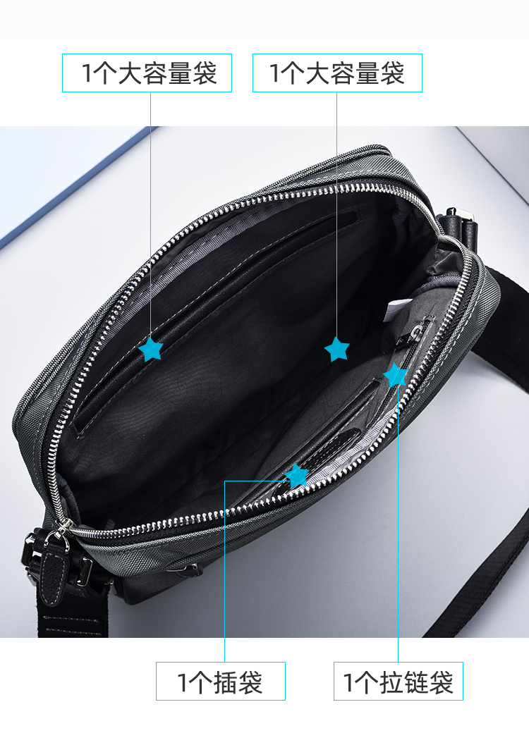 Chó con Hush Mỹ Túi đeo vai cho nam Ba lô Canvas Nam Túi Messenger Túi vải Oxford Kinh doanh Công suất lớn Thủy triều - Túi của con người túi lv nam