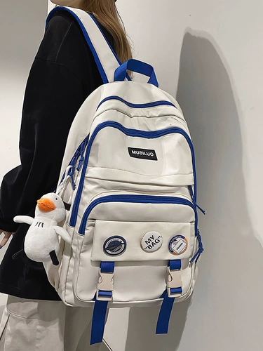 Tide, школьный рюкзак, вместительная и большая брендовая сумка через плечо, для средней школы, подходит для подростков, подходит для студента