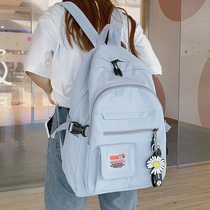 Schoolbag female Korean middle school students High School junior high school students large capacity backpack 2020 new hipster backpack mens tide