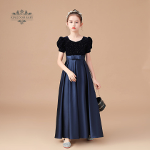 Childrens piano performance dress high-end female princess performance dress girl hosting performance dress middle-aged and older children