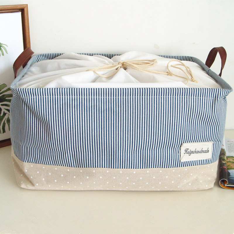 Hostel Large Number of bunches anti-dust containing box Clothes closet clothes Toys folding cotton quilts Collected Bag Finishing Basket