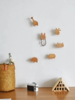 Японская стиль Beylum Animals Симпатичная связь с твердым деревом мультфильм мультфильм северный европейский ins ins детская ручка для детской комнаты