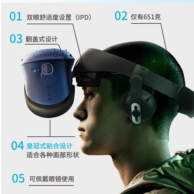 HTC VIVE Cosmos p210 head-mounted VR smart glasses video movie 3D game ARXR somatosensory 3D