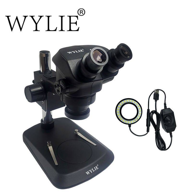Willie WL - 750 Microscope Mobile Phone Repair Dual - Body TV Microscope 7-50 times Ultra HD without dizziness