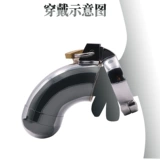 Металлический целомудрие блокировки полового члена SM Альтернативный инструмент Men использует мастурбационную настройку Queen