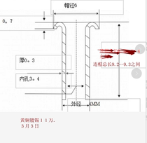 4*0 3*9 3 total length brass fully hollow rivets tin-plated 38 yuan 1000 yuan including shipping and excluding tax