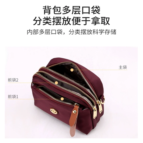 Нейлоновая маленькая сумка на одно плечо, универсальная сумка через плечо для отдыха