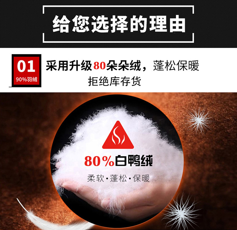 Мужской легкий и тонкий короткий ультратонкий пуховик, куртка, плащ, для среднего возраста, большой размер Others / Other 