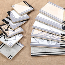 Waveguide wire tiles Living room Floor Tiles Parquet Crystal-polo line 150X800 Grey Aisle Skirting Foot line Skirting