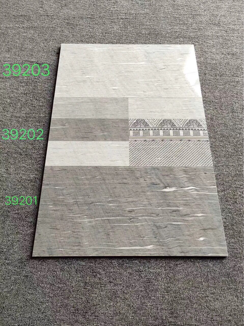 New products Modern Wind Kitchen Make-up Room Wall Brick 300 * 600 Full Porcelain Washroom Tile Assorted Flower pieces