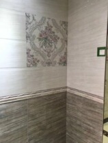 New European-style grey wood grain crystallite face porcelain sheet 300 * 600 kitchen toilet impermeable wall brick and floor tiles tiles